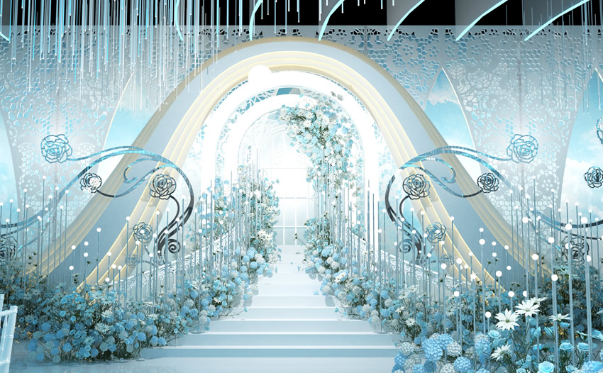 旌阳釡香烙馍村水晶厅效果展示